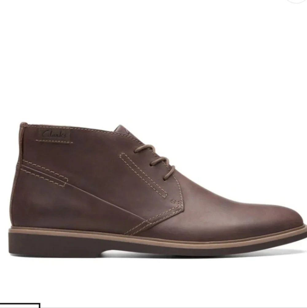 Clarks Originals Malwood Top Chukka Boots Leather Size 8.5 BROWN NEW IN BOX